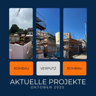 🆕 Aktuelle Projekte 🏘️ 

#heimbau #aktuelleprojekte #oktober #2025 #rohbau #verputz #eigenprojekt #wohnungen #einfamilienhaus #verputz
